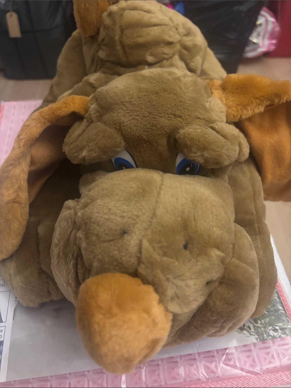 Brown Plush Dog Toy - Soft Pet Comfort